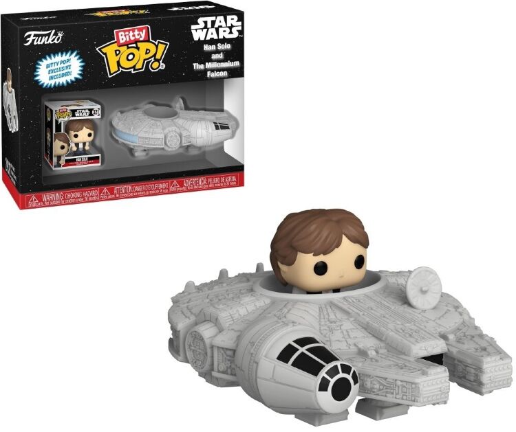 Фігурки Funko Bitty Ride: Star Wars Han Solo with Millenium Falcon фанко Хан Соло та Сокіл тисячоліття Фігурки Funko Bitty Ride: Star Wars Han Solo with Millenium Falcon фанко Хан Соло та Сокіл тисячоліття