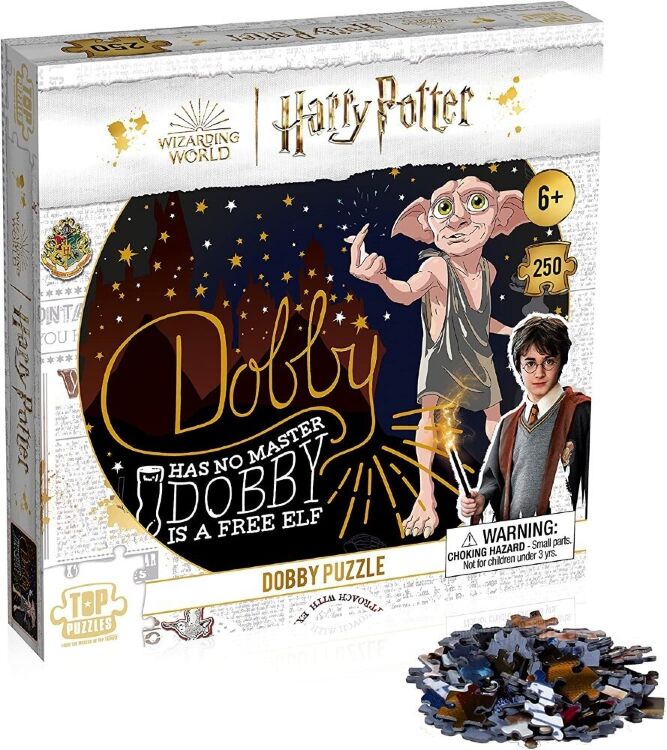 Пазл Winning Moves Гаррі Поттер Доббі Harry Potter Dobby Puzzle (250 деталей) Пазл Winning Moves Гаррі Поттер Доббі Harry Potter Dobby Puzzle (250 деталей)