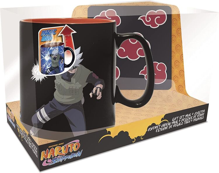 Подарунковий набір Abystyle Naruto Shippuden Kakashi Mug and Coaster Наруто Какаші чашка та підставка Подарунковий набір Abystyle Naruto Shippuden Kakashi Mug and Coaster Наруто Какаші чашка та підставка