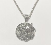 Медальйон 3D Відьмак (The Witcher) метал новий кулон Геральта із серіалу №6