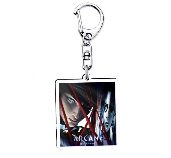 Брелок League Of Legends Arcane Anime Acrylic keychain Ліга Легенд 6 Брелок League Of Legends Arcane Anime Acrylic keychain Ліга Легенд 6