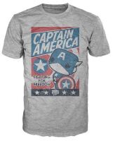 Футболка Men's Pop! T-Shirts: Marvel - Cap America Fight For Justice (розмір L)